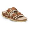 Arizona Big Buckle Shearling Couro Natural Oleado