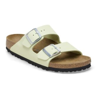 Arizona Couro Nubuck Limão Desbotado