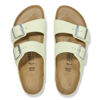 Arizona Couro Nubuck Limão Desbotado