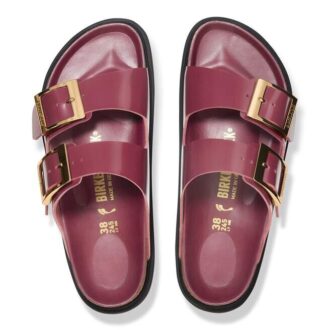 Arizona Droplet Buckle Couro natural envernizado