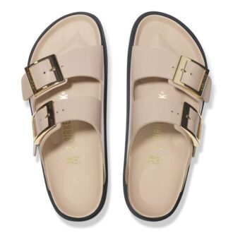 Arizona Droplet Buckle Couro natural envernizado