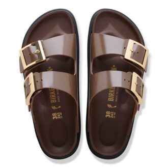 Arizona Droplet Buckle Couro natural envernizado