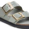 Arizona Droplet Buckle Couro natural envernizado