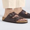 Arizona Shearling Couro oleado Habana