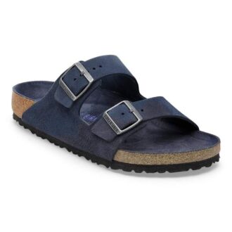 Arizona Soft Footbed em pele de camurça