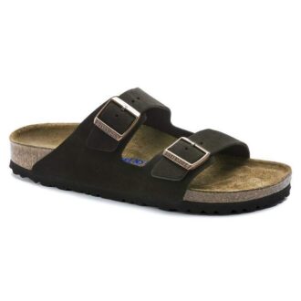 Arizona Soft Footbed em pele de camurça