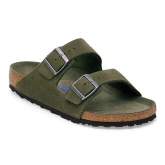 Arizona Soft Footbed em pele de camurça