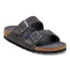 Arizona Soft Footbed em pele de camurça