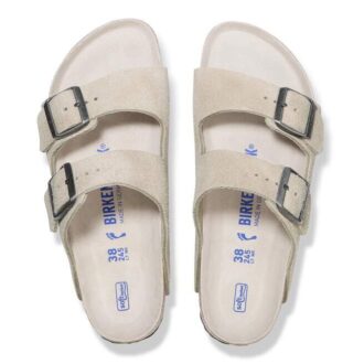Arizona Soft Footbed em pele de camurça