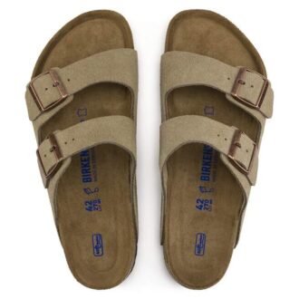 Arizona Soft Footbed em pele de camurça