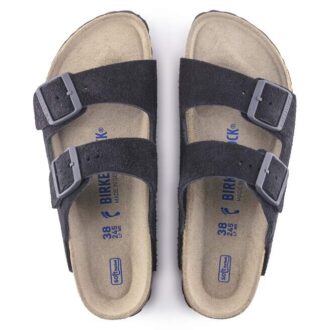 Arizona Soft Footbed em pele de camurça