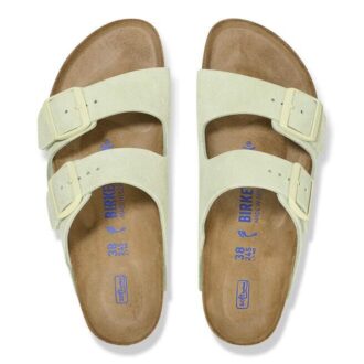Arizona Soft Footbed em pele de camurça
