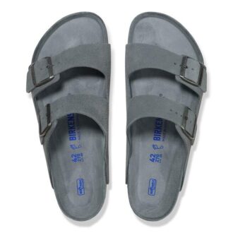 Arizona Soft Footbed em pele de camurça