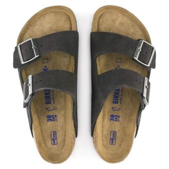Arizona Soft Footbed em pele de camurça