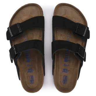 Arizona Soft Footbed em pele de camurça