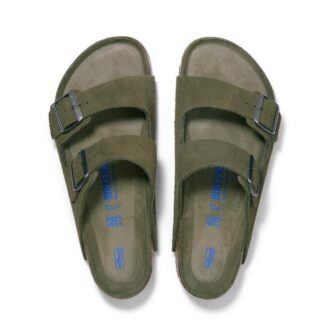 Arizona Soft Footbed em pele de camurça