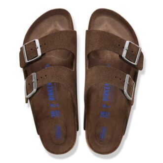 Arizona Soft Footbed em pele de camurça