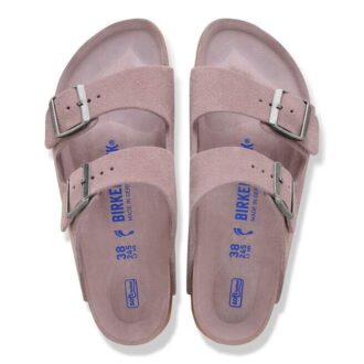 Arizona Soft Footbed em pele de camurça
