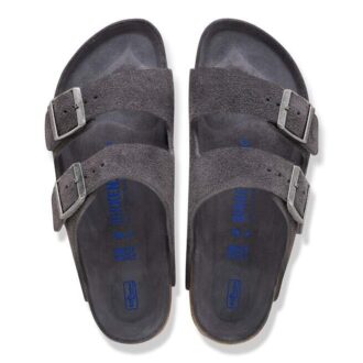Arizona Soft Footbed em pele de camurça