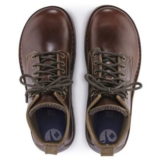 Birmingham Lace Homem Couro Natural Oleado