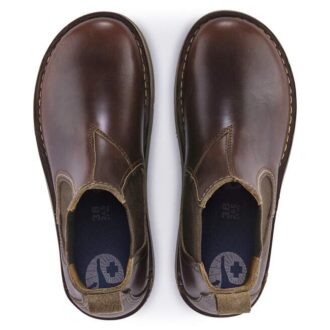Birmingham Slip on Homem Couro Natural Oleado
