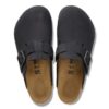 Boston com fivela de arame em couro nubuck