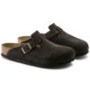 Boston Soft Footbed Couro Camurça