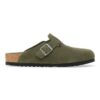Boston Soft Footbed Couro Camurça