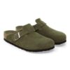 Boston Soft Footbed Couro Camurça