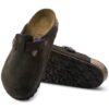 Boston Soft Footbed Couro Camurça