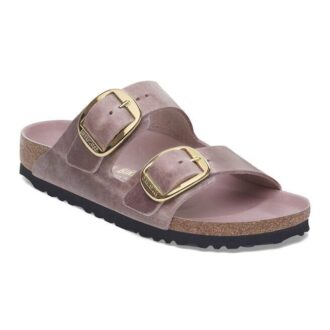 Couro natural do Arizona com Big Buckle, oleado