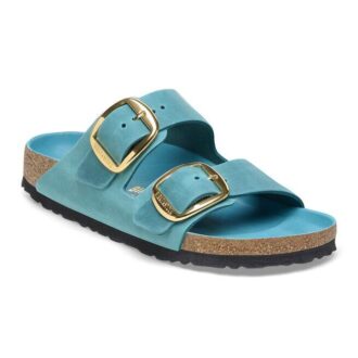 Couro natural do Arizona com Big Buckle, oleado
