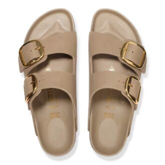 Couro natural do Arizona com Big Buckle, oleado