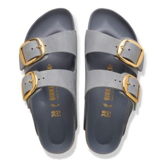 Couro natural do Arizona com Big Buckle, oleado
