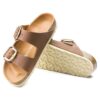 Couro natural do Arizona com Big Buckle, oleado