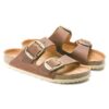 Couro natural do Arizona com Big Buckle, oleado