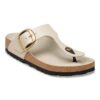 Gizeh Big Buckle Couro Natural Envernizado