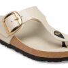 Gizeh Big Buckle Couro Natural Envernizado
