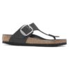 Gizeh Big Buckle Couro Natural Oleado
