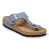 Gizeh Big Buckle em couro nubuck
