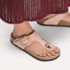 Gizeh Big Buckle em couro nubuck