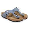 Gizeh Big Buckle em couro nubuck
