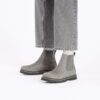 Highwood Slip on Mid Mulher em Couro Nubuck