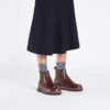 Highwood Slip on Mulher Couro Natural