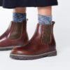 Highwood Slip on Mulher Couro Natural