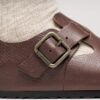 London Wire Buckle Couro Natural