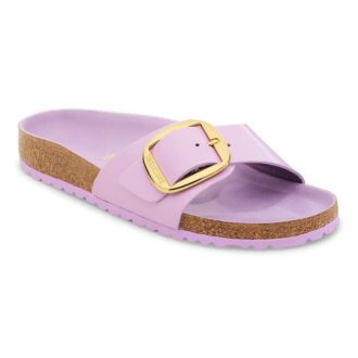 Madrid Big Buckle Couro Natural Envernizado