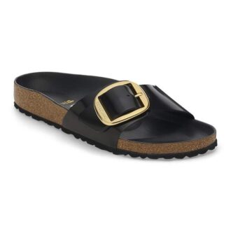 Madrid Big Buckle Couro Natural Envernizado