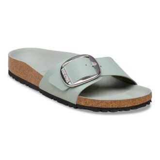 Madrid Big Buckle Couro Natural Envernizado