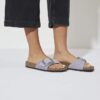 Madrid Big Buckle Couro Nubuck Purple Fog